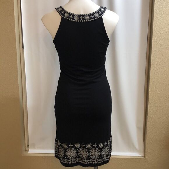 INC little black sleeveless sequin dress - Picture 5 of 6
